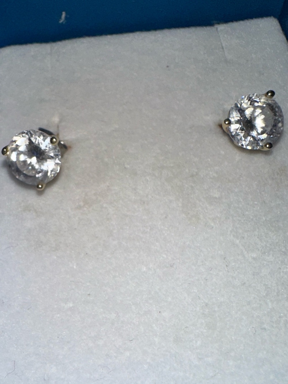 14k 2 ct Diamonique Studs